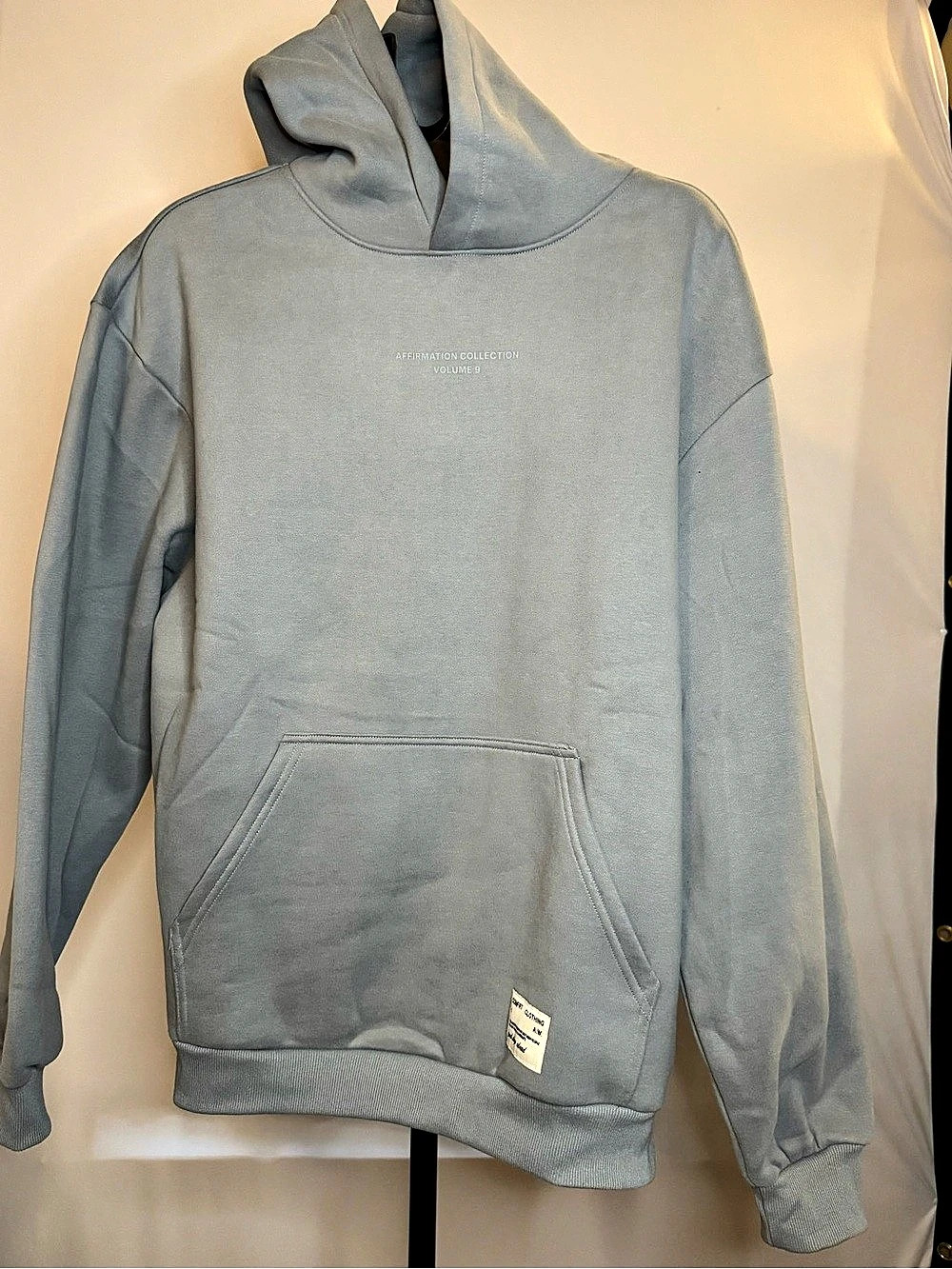 Comfort Clothing Affirmation Collection Volume 9 Hoodie in Blue Size Large NWT